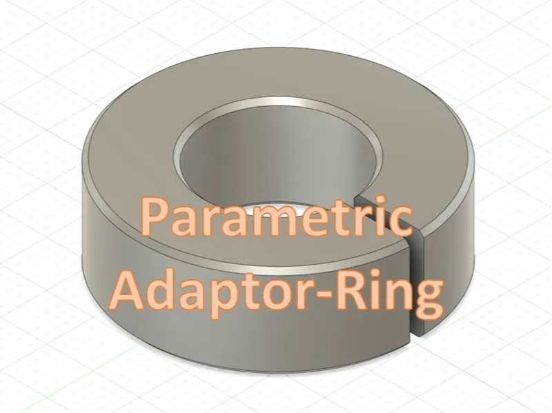 Parametrischer Adapterring Ring adaptor-ring
