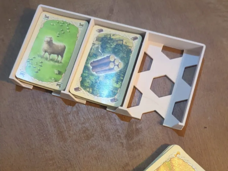 Catan (or other board games) card holder