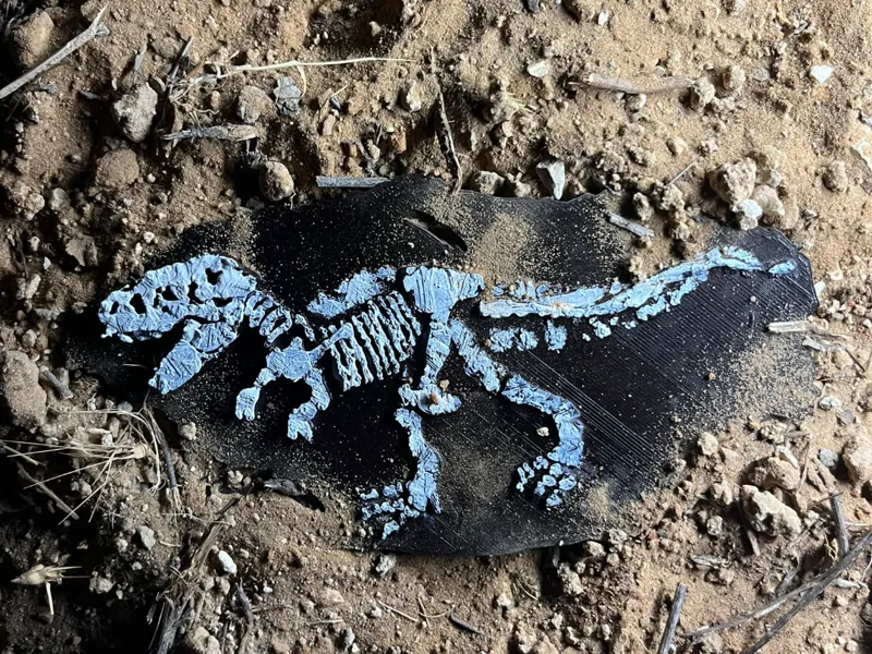T-Rex Fossil decoration jurassic world 