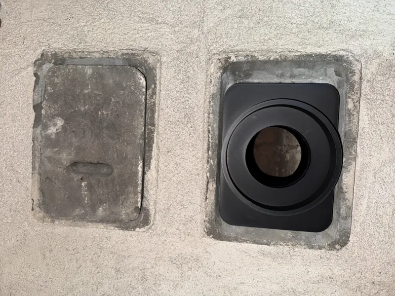 Klimaanlage Adapter Schornstein 150mm