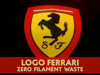 Logo Ferrari F1 - con supporto da scrivania
