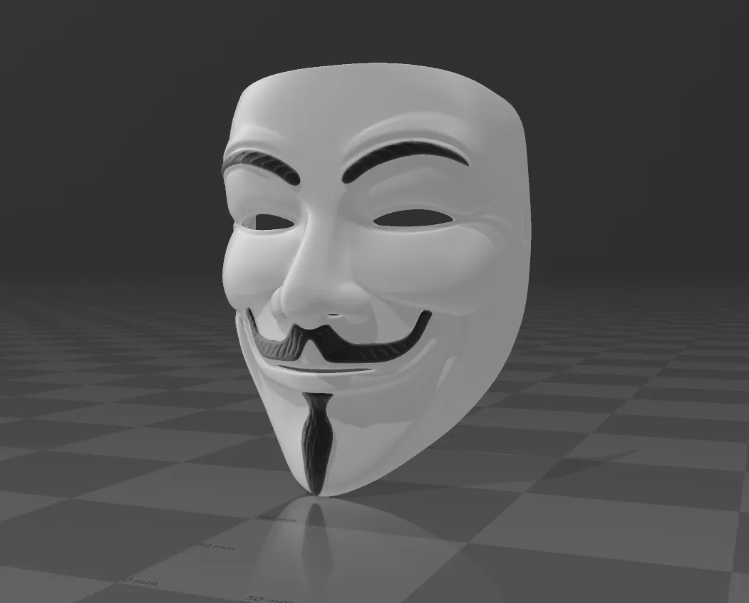 V for Vendetta Mask view 3