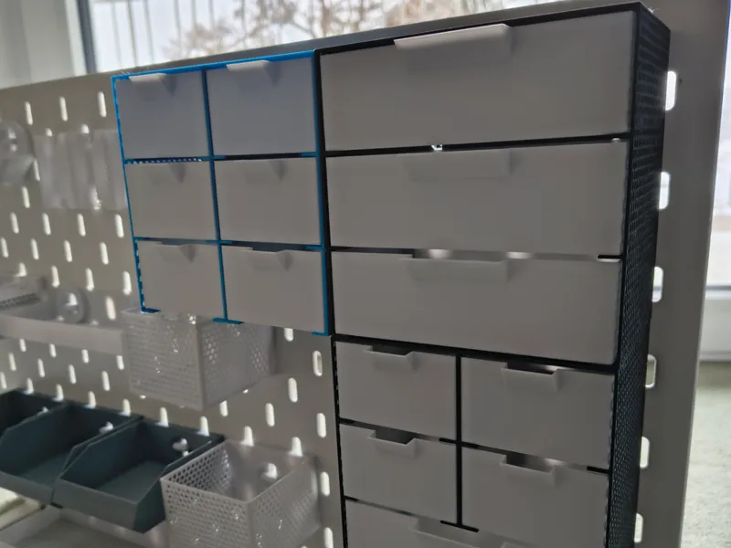 Small Parts Drawer for Skadis (3xlarge)