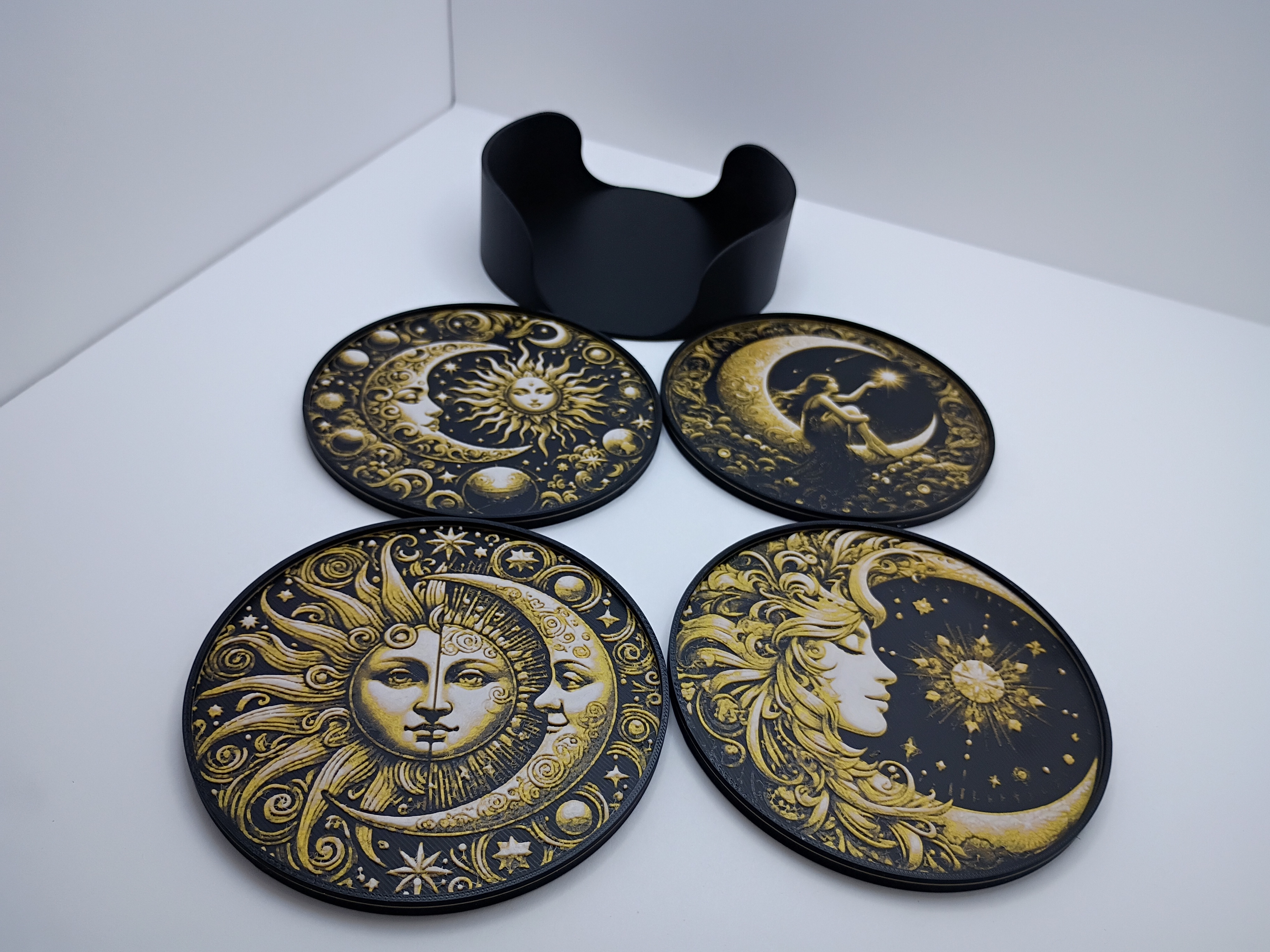 Miniatura 1 do modelo 3D Celestial Coaster Set