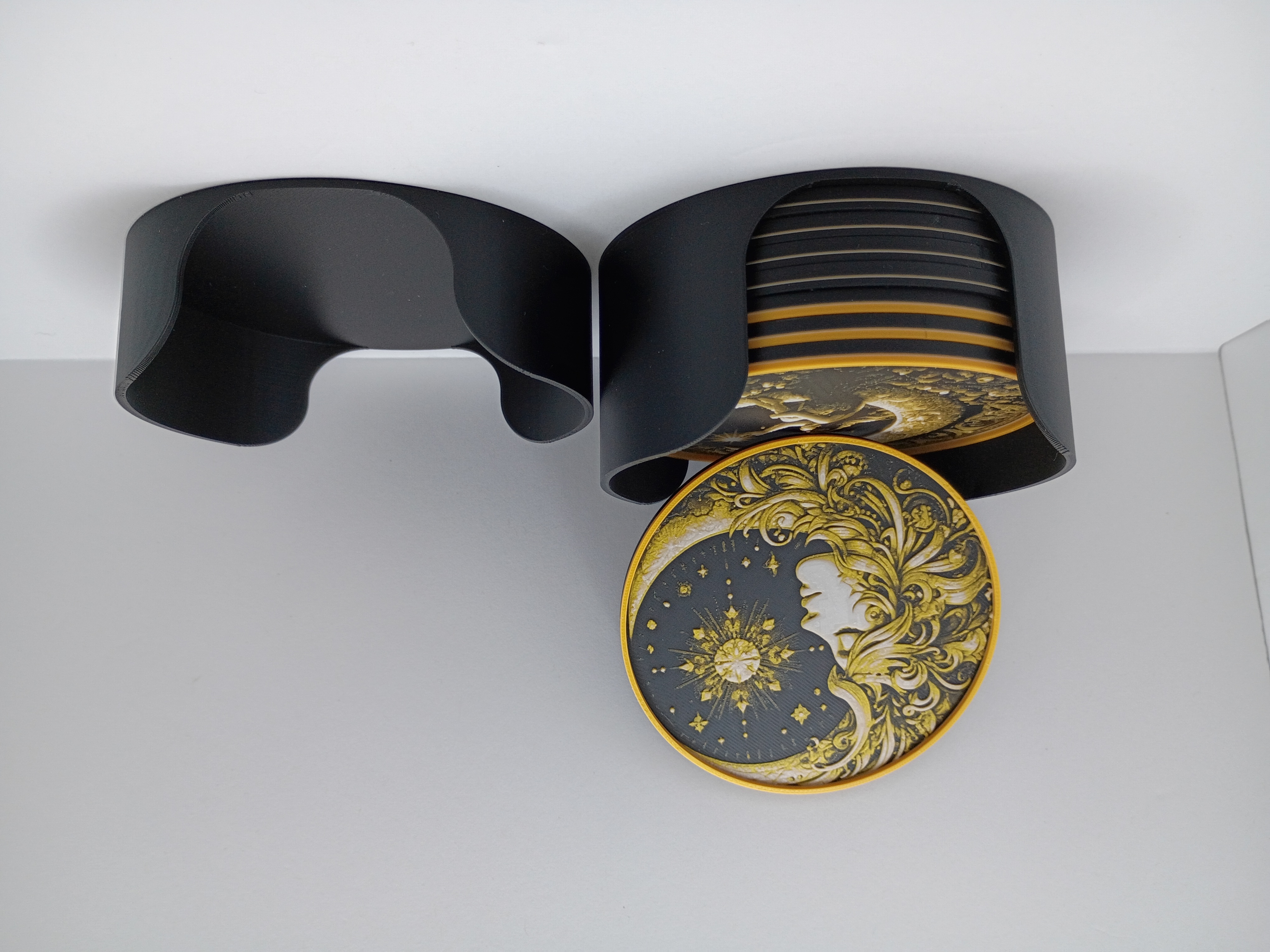 Miniatura 2 do modelo 3D Celestial Coaster Set
