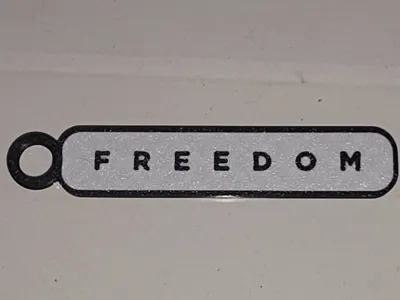 Freedom Keychain/Bag Charm