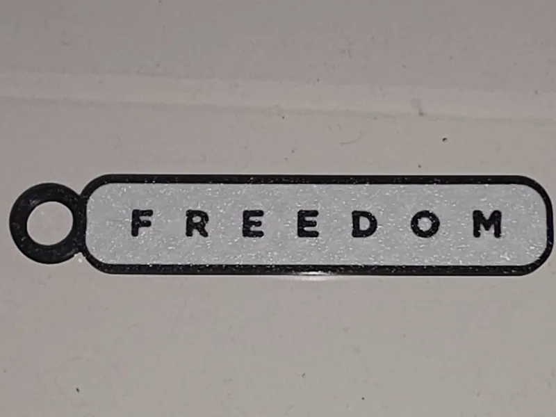 Freedom Keychain/Bag Charm