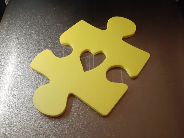 Cœur puzzle sensibilisation autisme
