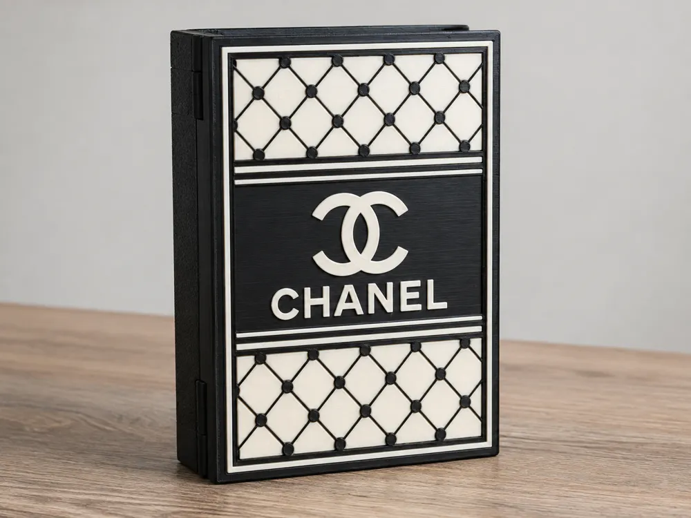 Caja o estuche: Channel book box V2. Referencia del modelo original.