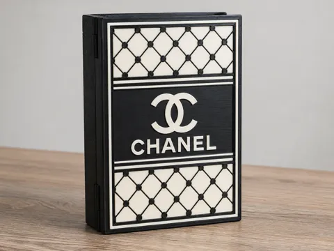 Caja o estuche: Channel book box V2 — referencia de MakerWorld