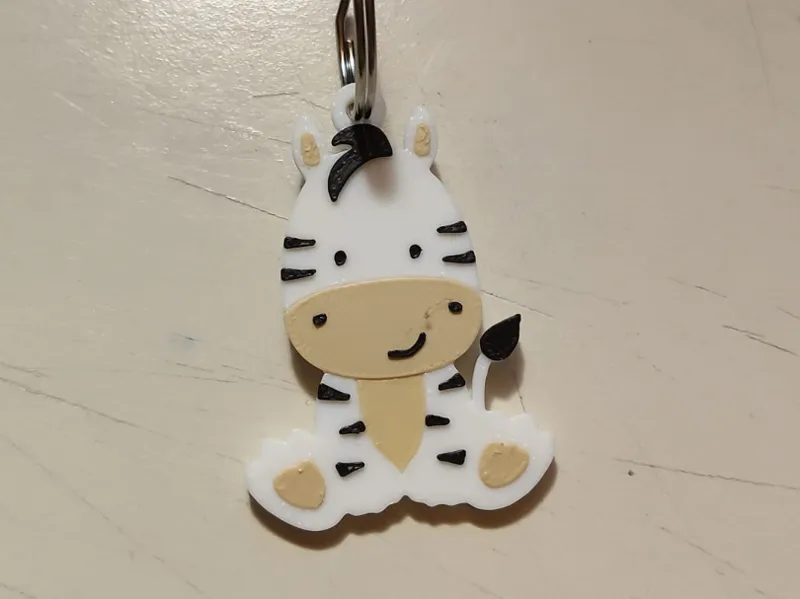 Portachiavi Zebra