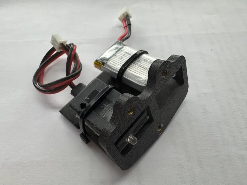 LapMonitor + LiPo battery mount for Traxxas Slash