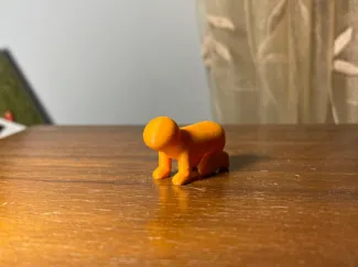 DoggyMan , the Playful Pose of Keith Haring in 3D!