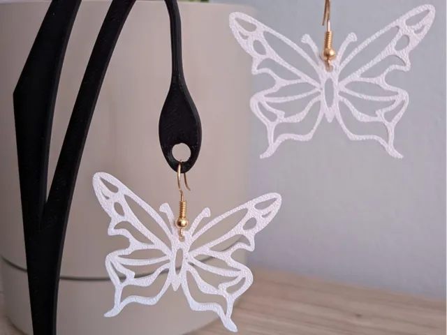 Butterfly earrings v4