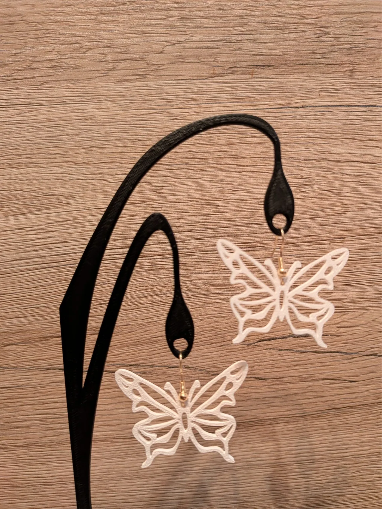 Butterfly earrings v4 view 3
