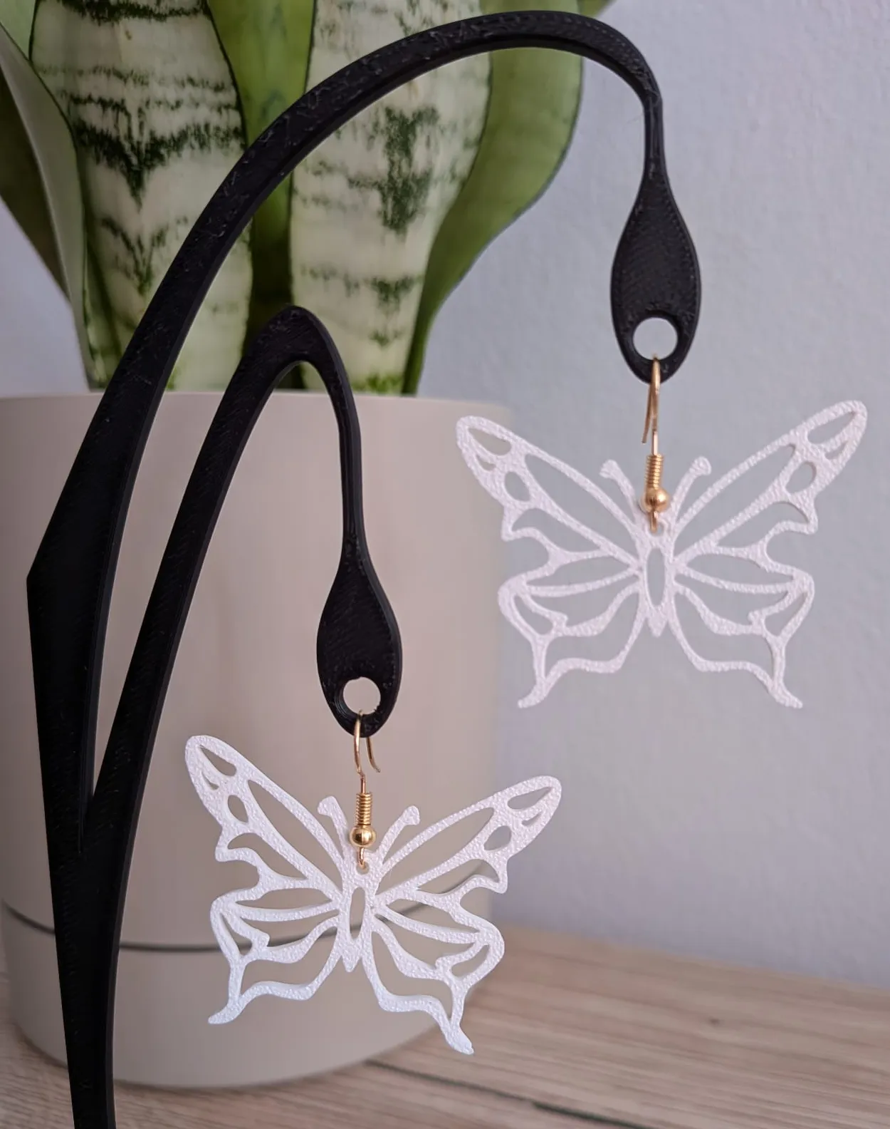 Butterfly earrings v4 view 2