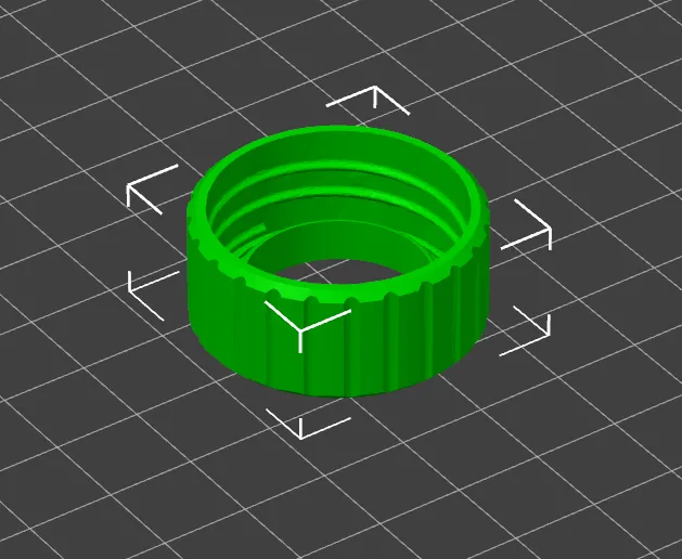 Soda Bottle Screw Cap With Large Hole