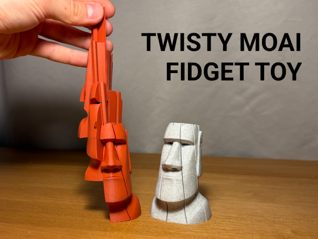 Twisty Moai Fidget Toy