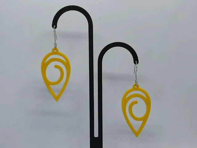 Pendientes Vórtice Ámbar