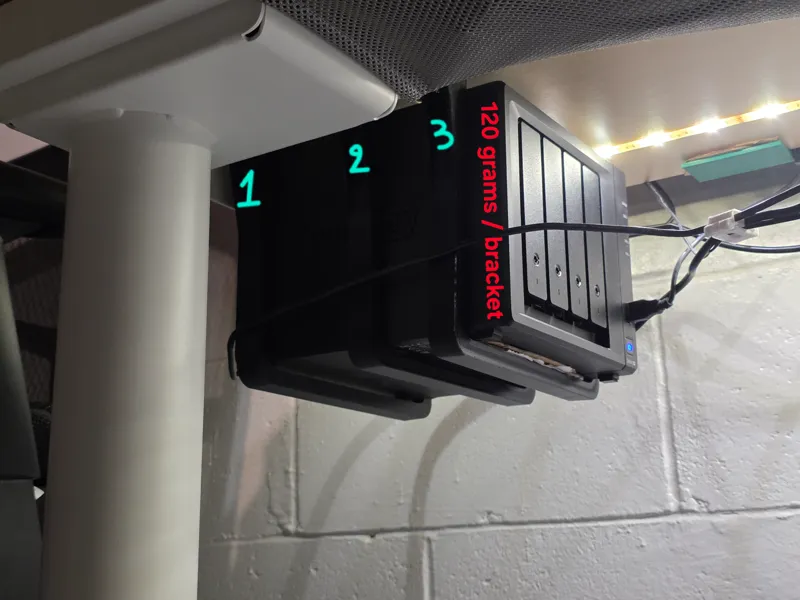 Synology 920+ Under Desk Mount