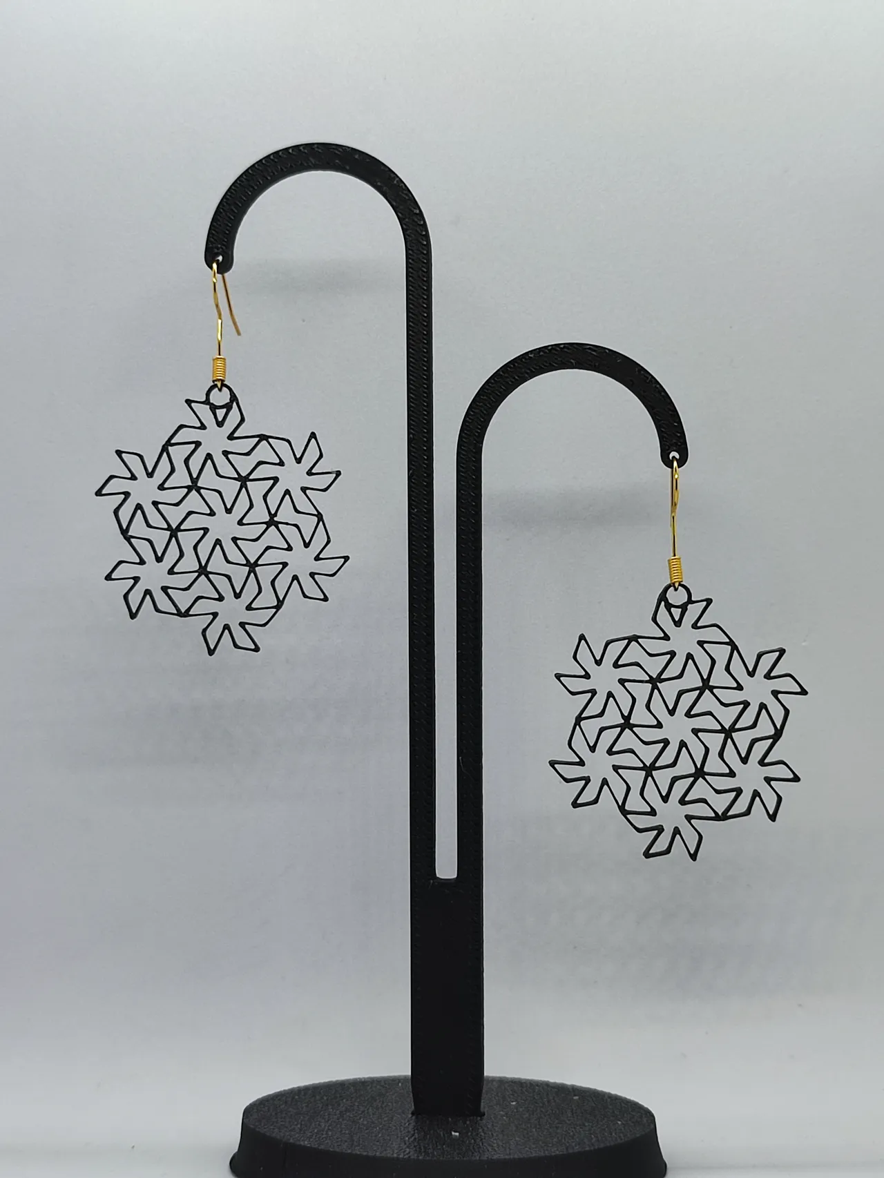 Aretes Copo Geométrico view 3