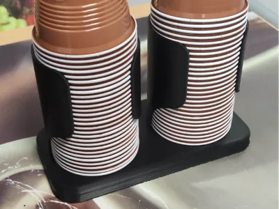 Espresso coffe cup holder
