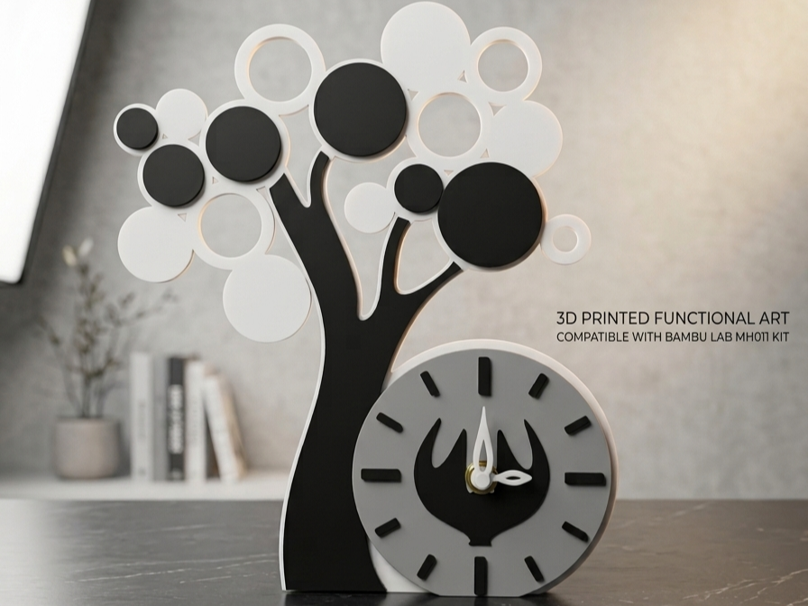 Elegante orologio a forma d'Albero - KIT MH011