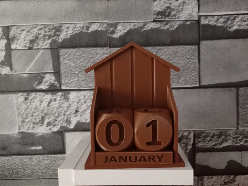 Two-Cube Calendar