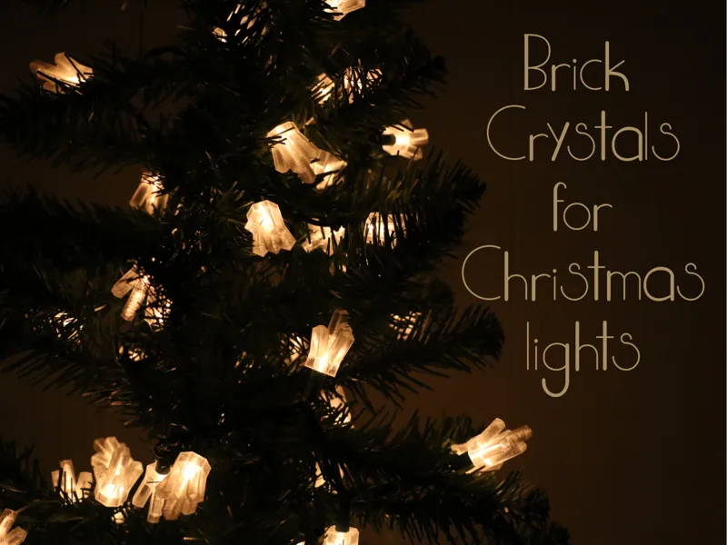 Brick Crystals for Christmas lights
