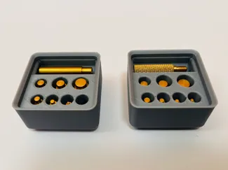 Gridfinity storage for insert installation tips