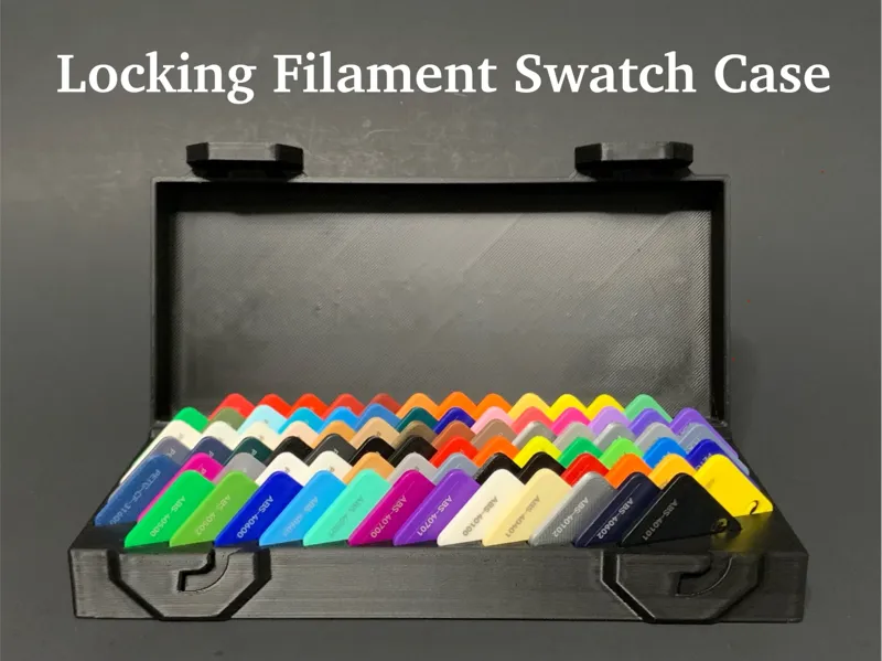 Locking Filament Swatch Case