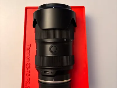Tamron 28-75 G2 Lens Form for Gridfinity
