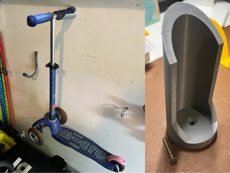 Micro Mini Kickboard Scooter Wall Mount