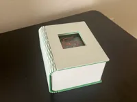 Book Deck Box with Window for Yugioh Card Art on Cover