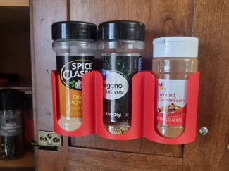 Spice Rack. 3 cell, 50mm dia