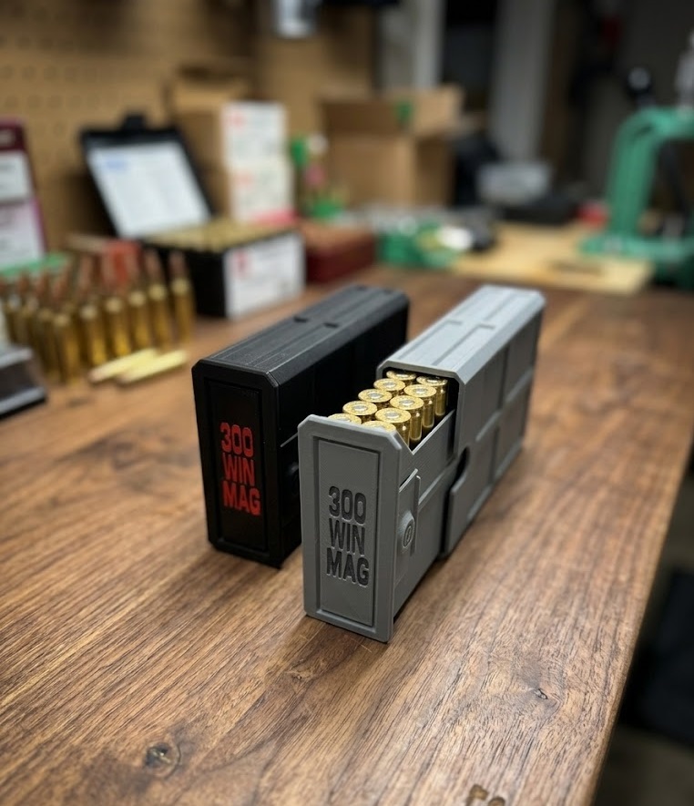 Miniatura 2 do modelo 3D Stackable Ammo Box - 300 WIN MAG