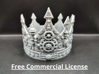 Steampunk Mechanical Retro-Fantasy Crown