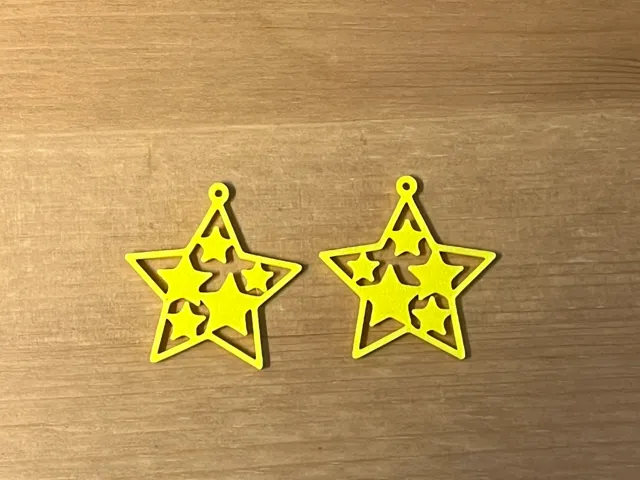 star earrings