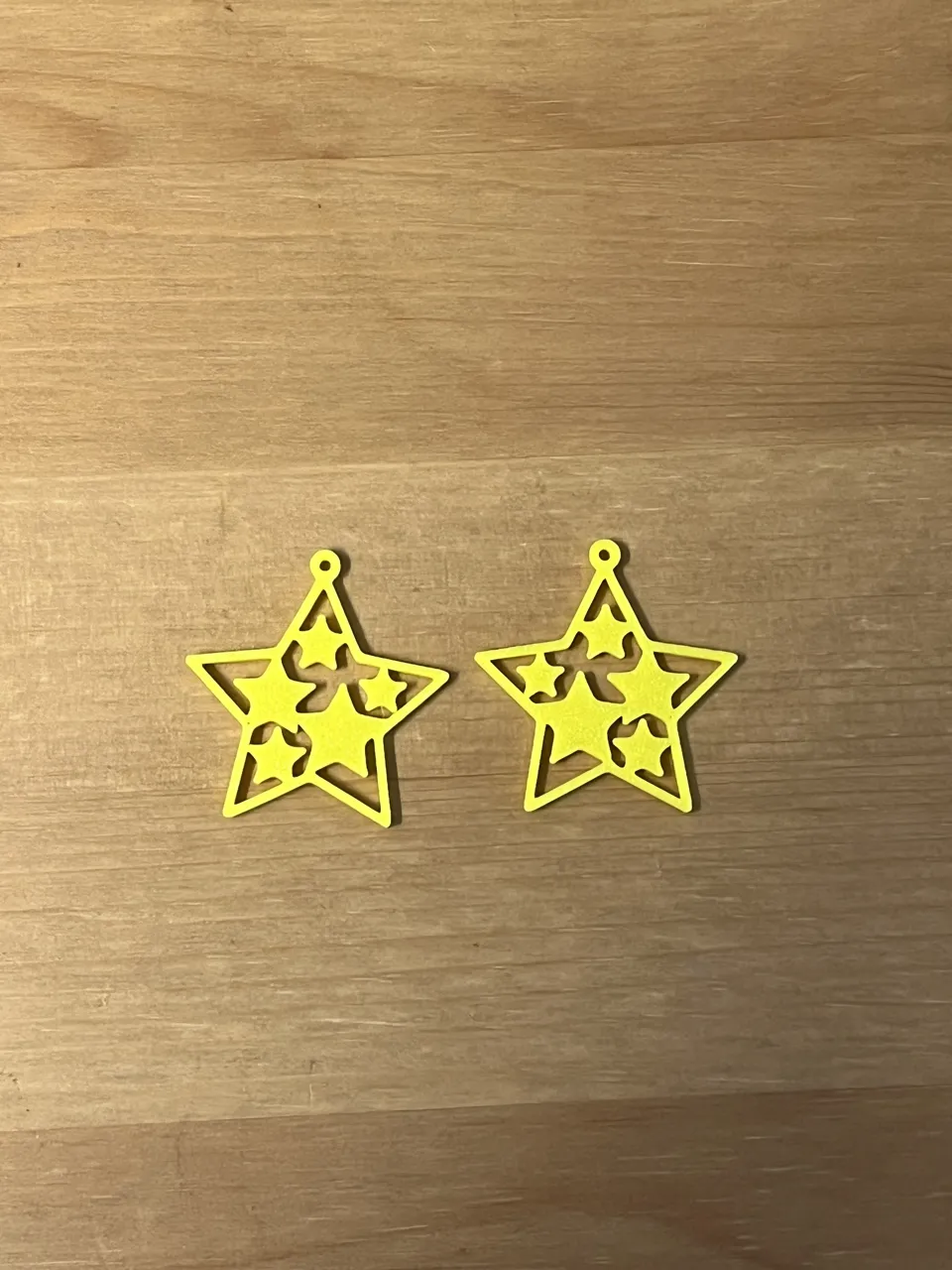 star earrings view 2