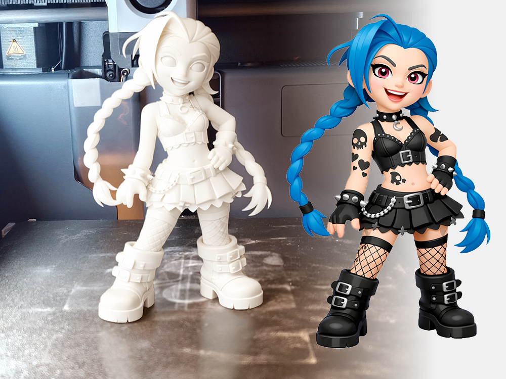 Jinx Chibi – Gothic Chaos Style