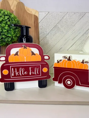 Tapa o cubierta: Interchangeable Cover - Fall Red Truck — vista de referencia 2