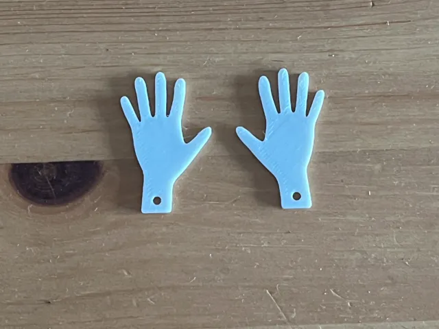 hand earrings