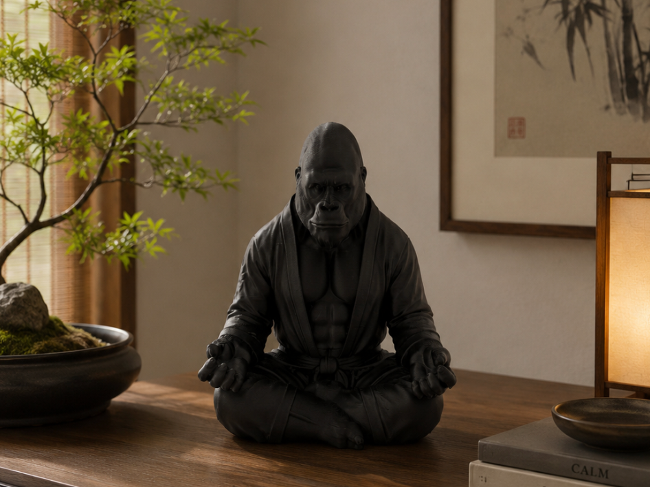 Figurine Gorille Zen