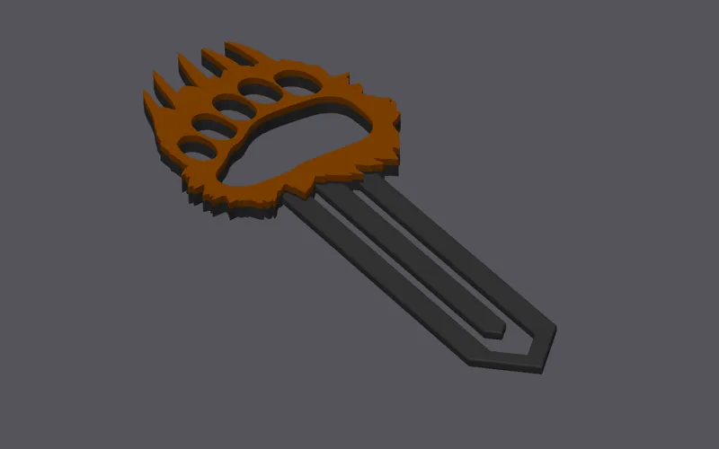 Bear Paw Bookmark