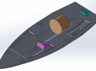 Bateau RC à turbine