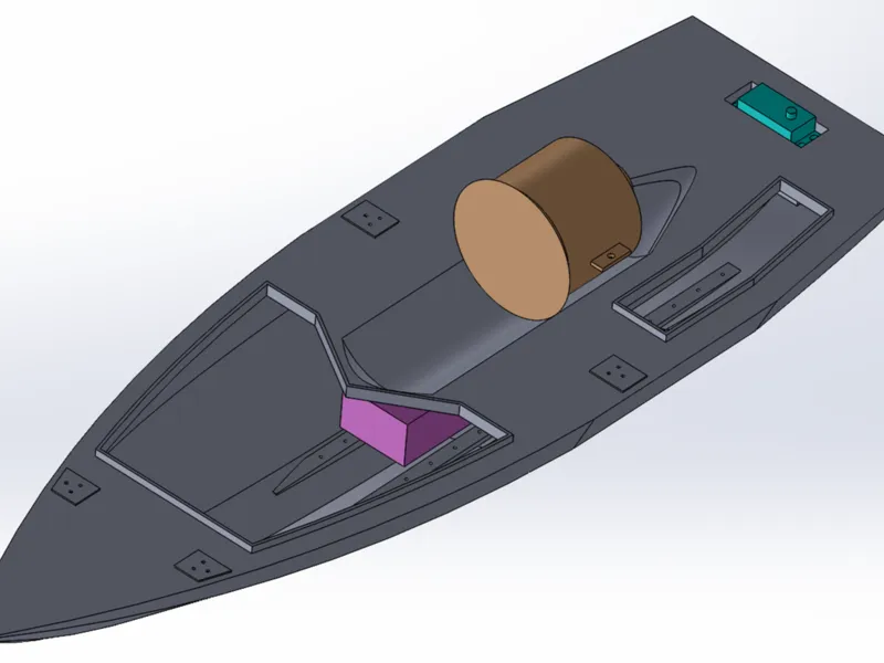 Bateau RC à turbine 