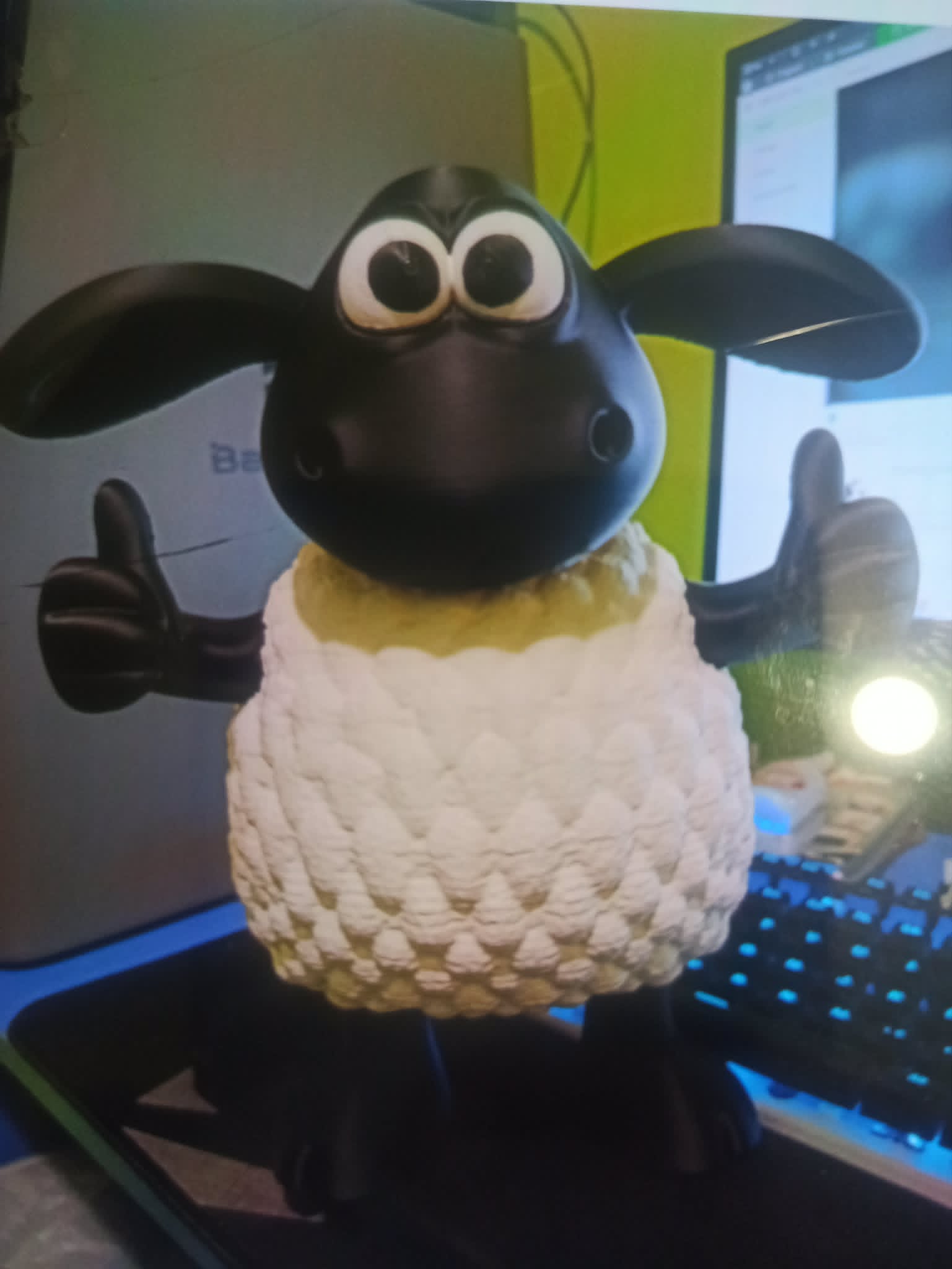 Timmy Time Sheep - 28cm Big FUNNZY  (Shaun the Sheep Nephew)
