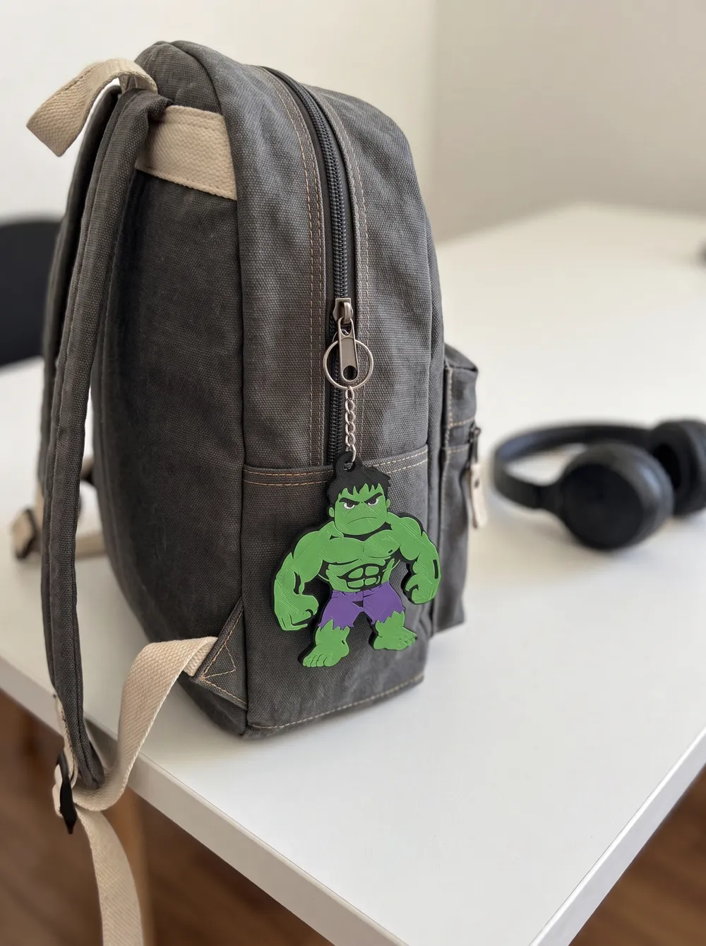 Hulk Keychain - Marvel - Free 3D Print Model - MakerWorld