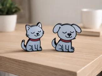 Cat & Dog Figures Add-On Family & Couple Figures