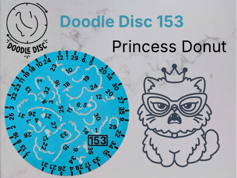 Doodle Disc 153 Princess Donut